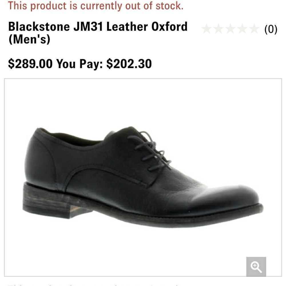 Blackstone JM31 Leather Oxford‎